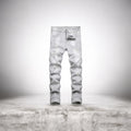 Gray-Men's Multi Pack Slim Fit Stretch Jeans Ripped Skinny Jeans for Men.