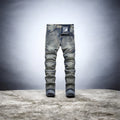 Gray universal-Men's Multi Pack Slim Fit Stretch Jeans Ripped Skinny Jeans for Men.