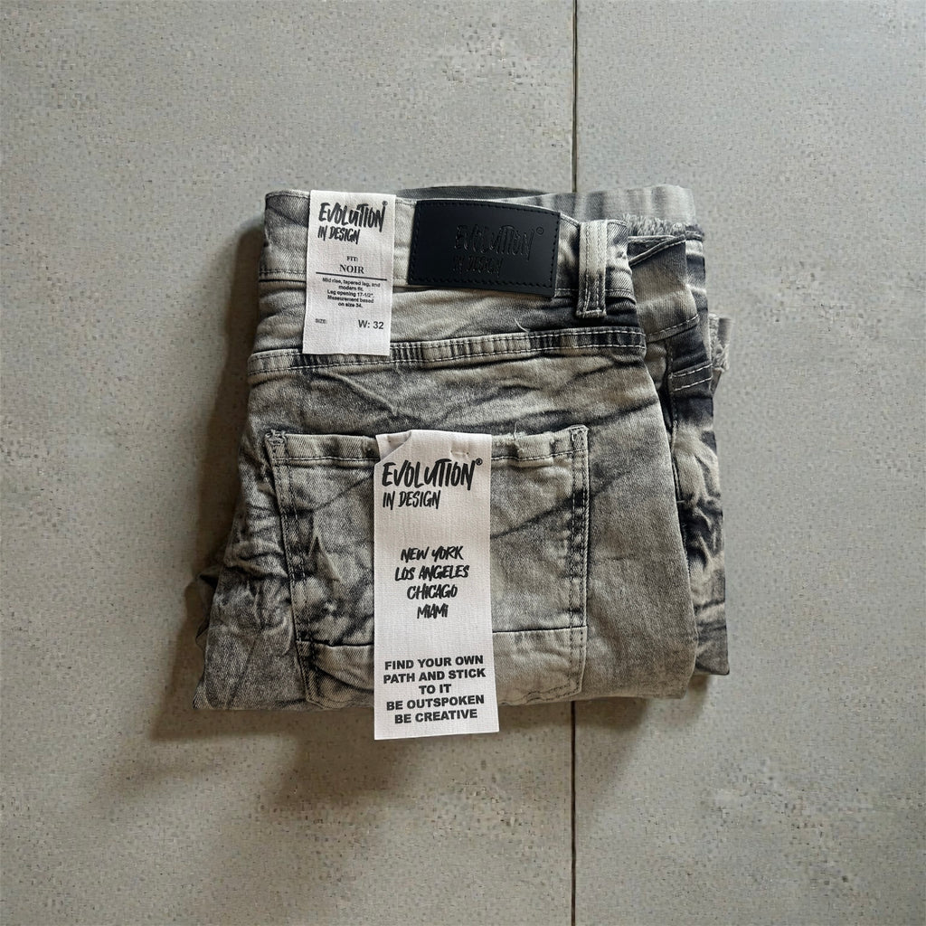 Evolution Jeans Distressed Denim Shorts